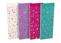 Oxford GO Floral Shoppingplaner 7,4x21 cm, kopfgeleimt...