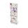 Shoppingplaner 7,4x21 cm, liniert, 80 Blatt, 4 Designs sortiert