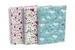 Oxford GO Floral Spiralbuch A5, kariert 5x5 mm, 4 Designs sortiert