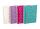 Oxford GO Floral Spiralbuch A5, kariert 5x5 mm, 4 Designs sortiert