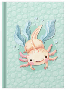 RNK Kladde Axolotl A5 kariert 96Bl