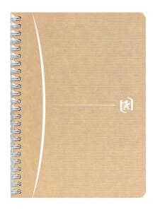 Oxford Touareg Spiralbuch A5, Doppelspirale, 90 Blatt, liniert, Optik Paper 100% recycled, SCRIBZEE® kompatibel, farblich sortiert