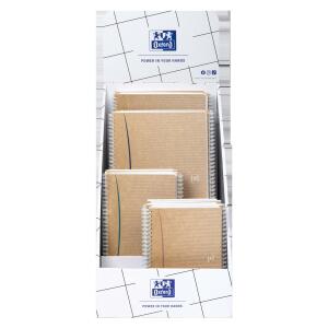 Spiralnotizbuch A4/A55 90BL sortiert OXFORD 400172649 Touareg Display