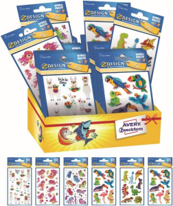 Sticker Tiere sortiert Z-DESIGN 48680 Thekendisplay