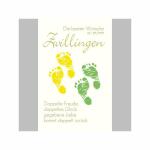 SKOR Glückwunschkarten " Freudiges Ereignis - Zwillinge" 1St