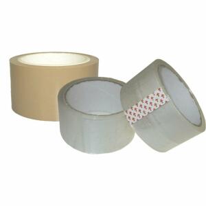 KOH Paketband Klebeband 50 mm x 66 m farblos / transparent