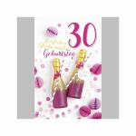 SKOR Glückwunschkarten Geburtstag " Zahl - 30 " sortiert 1St