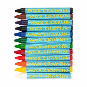 KOH Wachsmalstifte Drachenmotiv 7,8 mm x 80 mm 12er Pack