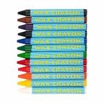 KOH Wachsmalstifte Drachenmotiv 7,8 mm x 80 mm 12er Pack