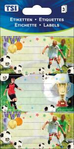 TSI Namensetikett 35 x 75 mm 3 x 3 Stück Jugendfußball