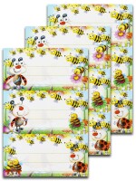 TSI Namensetikett 35 x 75 mm 3 x 3 Stück Biene