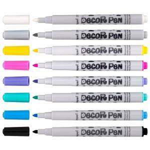 Centro Decor Pen Deko Marker " Pastell 7 + 2 " 1,2 mm 9er