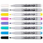 Centro Decor Pen Deko Marker " Pastell 7 + 2 " 1,2 mm 9er