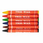 KOH Wachsmalstifte TRIO WAX 8,2 mm x 90 mm 6er Pack