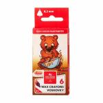 KOH Wachsmalstifte TRIO WAX 8,2 mm x 90 mm 6er Pack