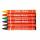 KOH Wachsmalstifte TRIO WAX 8,2 mm x 90 mm 6er Pack
