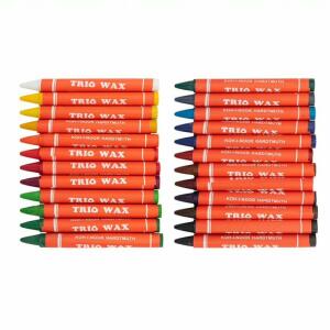 KOH Wachsmalstifte TRIO WAX 8,2 mm x 90 mm 24er Pack