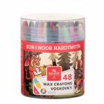 KOH Wachsmalstifte Drachenmotiv 7,8 mm x 80 mm 48er Box 1