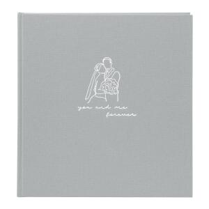 Goldbuch Hochzeitsalbum naturLiebe grau
