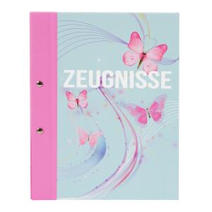 Goldbuch Zeugnismappe Schmetterlingsparadies