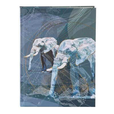 Goldbuch Notizbuch A5 Elephants