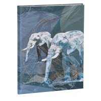 Goldbuch Notizbuch A5 Elephants