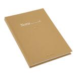 Goldbuch Notizbuch Notiz an mich Beige