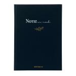 Goldbuch Notizbuch Notiz an mich dunkelblau