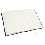 Goldbuch Notizbuch Notiz an mich dunkelblau