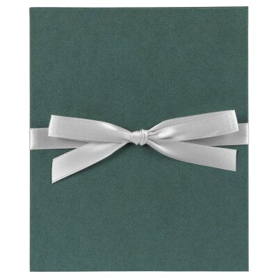 Goldbuch Leporello Hanf-Papeterie Midnight Green