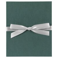 Goldbuch Leporello Hanf-Papeterie Midnight Green