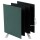 Goldbuch Leporello Hanf-Papeterie Midnight Green