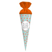 Goldbuch Geschenktüte 35cm Mohnblumen