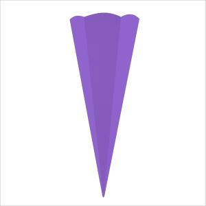 Goldbuch Bastelschultüte farbiger Buntkarton violett