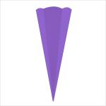 Goldbuch Bastelschultüte farbiger Buntkarton violett