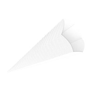 3D-SCHULTÜTEN,68CM HOCH,5ST.WEISS