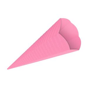 3D-SCHULTÜTEN,68CM HOCH,5ST.ROSA