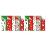 BASTELBLOCK"NORDIC CHRISTMAS"300G.24x34CM,18BL.