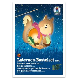 LATERNEN-BASTELSET 10 "EICHHÖRNCHEN"