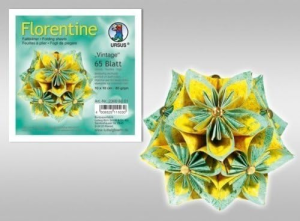 FLORENTINE "VINTAGE" 80G.15x15CM,65BL.MOT.03