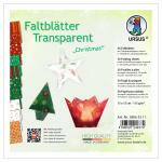 FALTBL.TRANSP. "CHRISTMAS"115G,15x15CM,50BL