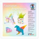 FALTBL."REGENBOGEN"80G,15x15CM,6 MOT.120BL.