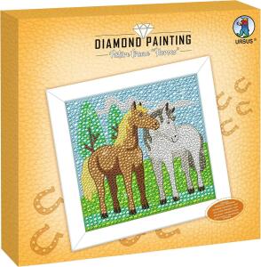 DIAMOND PAINTING PICTURE FRAME "HORSES"