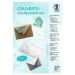 COUVERT-SCHABLONEN-SET,4 GRÖSSEN SORTIERT