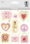 3D-STICKER-SET 5 "LOVE",7STK
