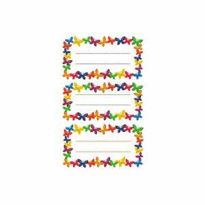 Roth  Buchetiketten Schmetterling, ca. 7,5x4,5 cm, 3x3 Etiketten