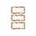 Roth  Buchetiketten Schmetterling, ca. 7,5x4,5 cm, 3x3 Etiketten