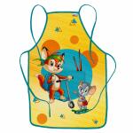 Roth Kinderschürze mit Bauchtasche, passend zu Schultüten-Motiven, zum Malen und Basteln, 100 Polyester, Größe: 40 x 60cm