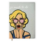 Roth WOW!Timer, 15,5x20,5cm, immerwährend, Cover mit Glitter