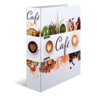 Herma Motiv-Ordner Karton A4, 7 cm Rückenbreite Coffee